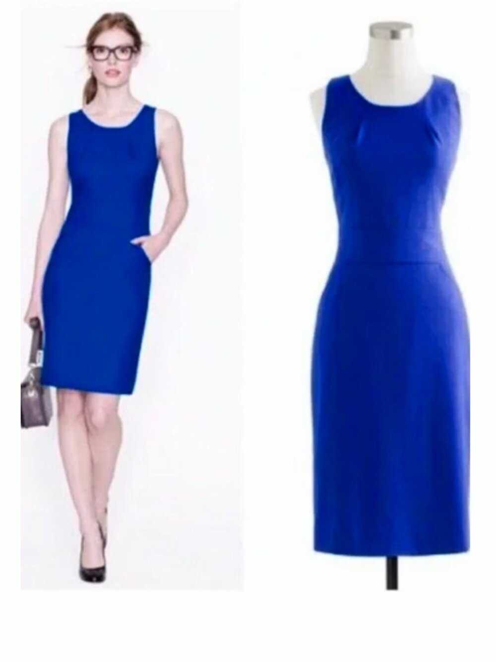 NWT J.Crew Emmaleigh Dress In Italian Merino Wool Size 6 - Picture 4 of 16